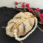 Banarsi Batua Bag Light Gold