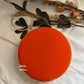 Chakra Orange Round Clutch