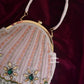 Pink batua bag