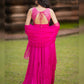 Pink Lehenga Set by Dorie