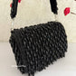 Anamika Black Crystal Flap Bag