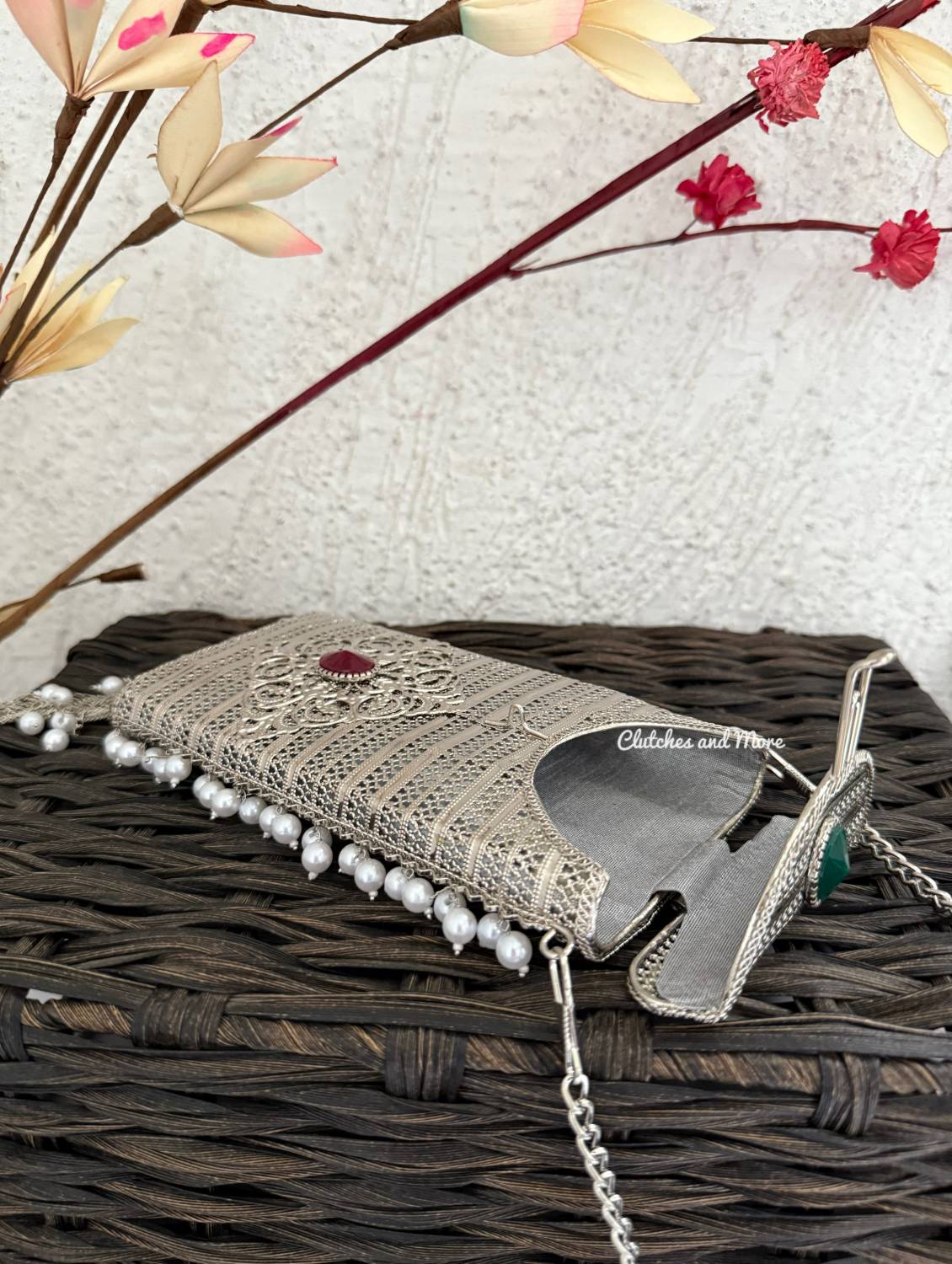 Brass Mobile Sling Silver