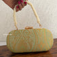 Adaa Banarsi Clutch Green