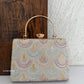 Rainbow Chikankari Bag Blue