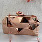 Metal "Reflector Clutch" Gold-Rose gold