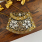 Kasika Kundan Brass Clutch Mini Gold