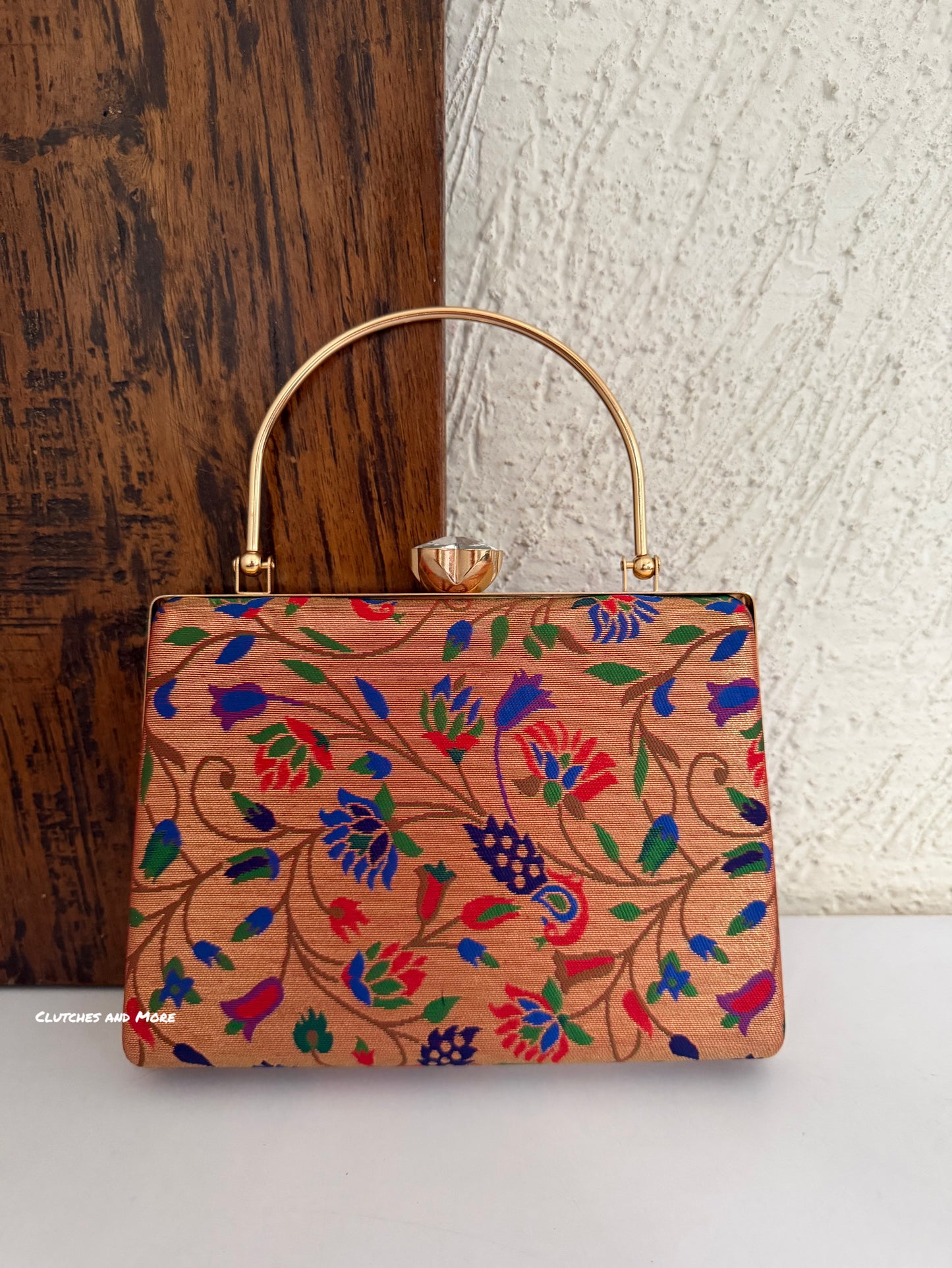 Paithani Clutch Multicolored