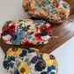 Poppy Floral Capsule Clutch Peach Green Multicoloured