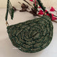 Luxury Rosetta Flap Bag Green