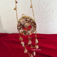 Mini Mother of Pearl Clutch Round Gold