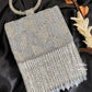 Anarkali Flap Clutch Silver