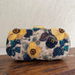 Poppy Floral Capsule Clutch Yellow Blue