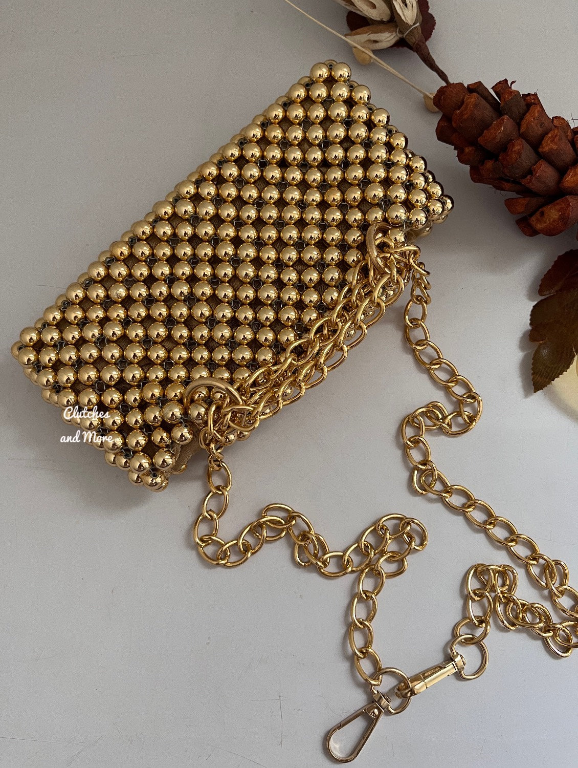 Gold Waist cum Sling Bag