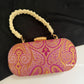 Adaa Banarsi Clutch Pink
