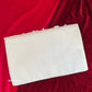 White Floral Envelope Bag