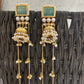 Shikara Earrings Pastel Green