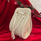 Pearl Droplet Bag White