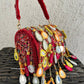 Mirror Flap Bag Multicolored ( Red Base )