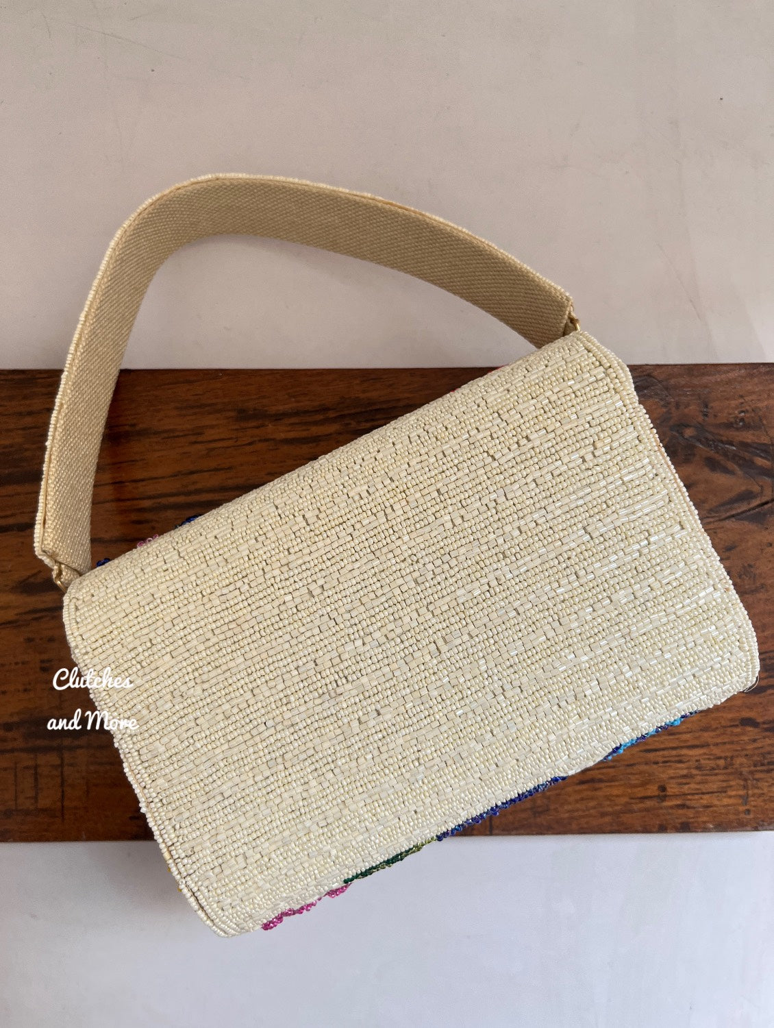 Phool Flap Bag White