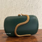 BVLGARI Serpertine Clutch Green