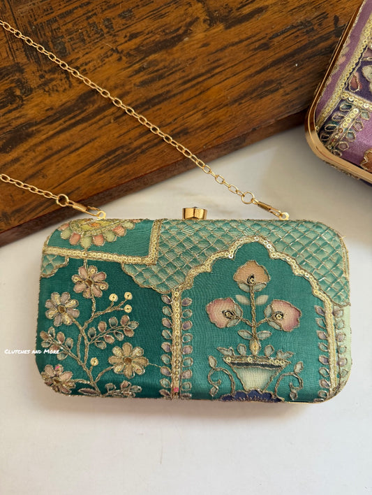 Maharani Party Bag Green Multi
