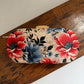 Poppy Floral Capsule Clutch Red Blue Multicoloured