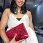 Eden Envelope Bag Deep Red