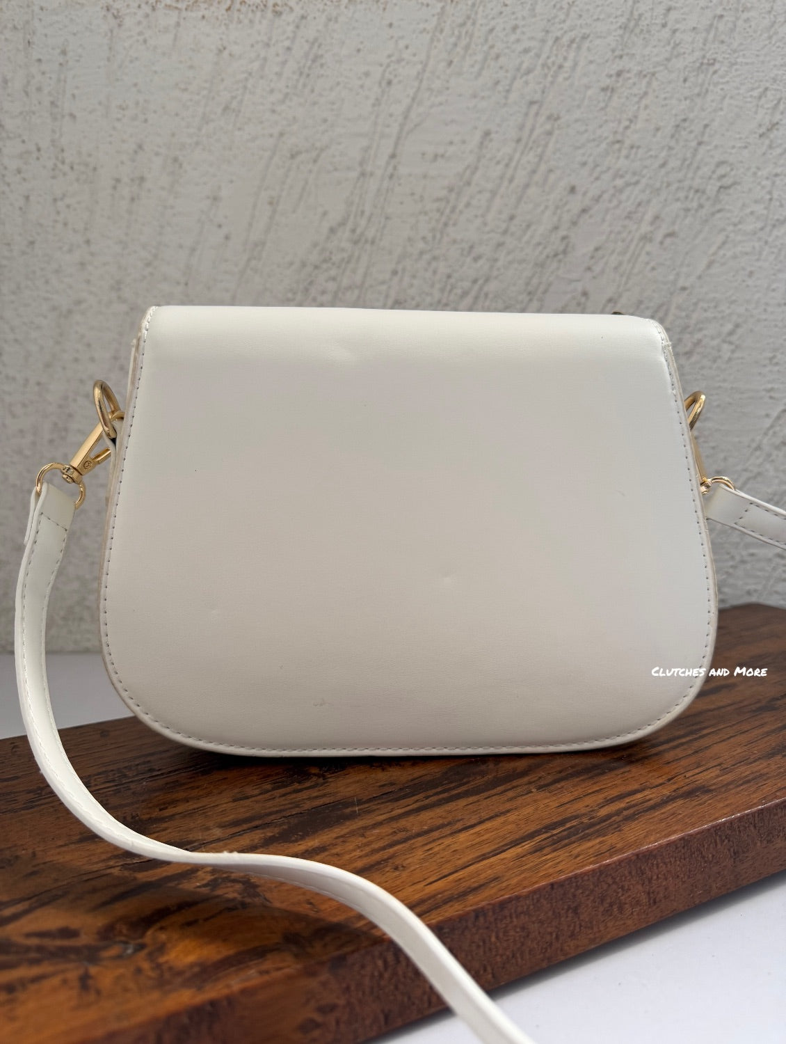 Owl Crossbody Bag White