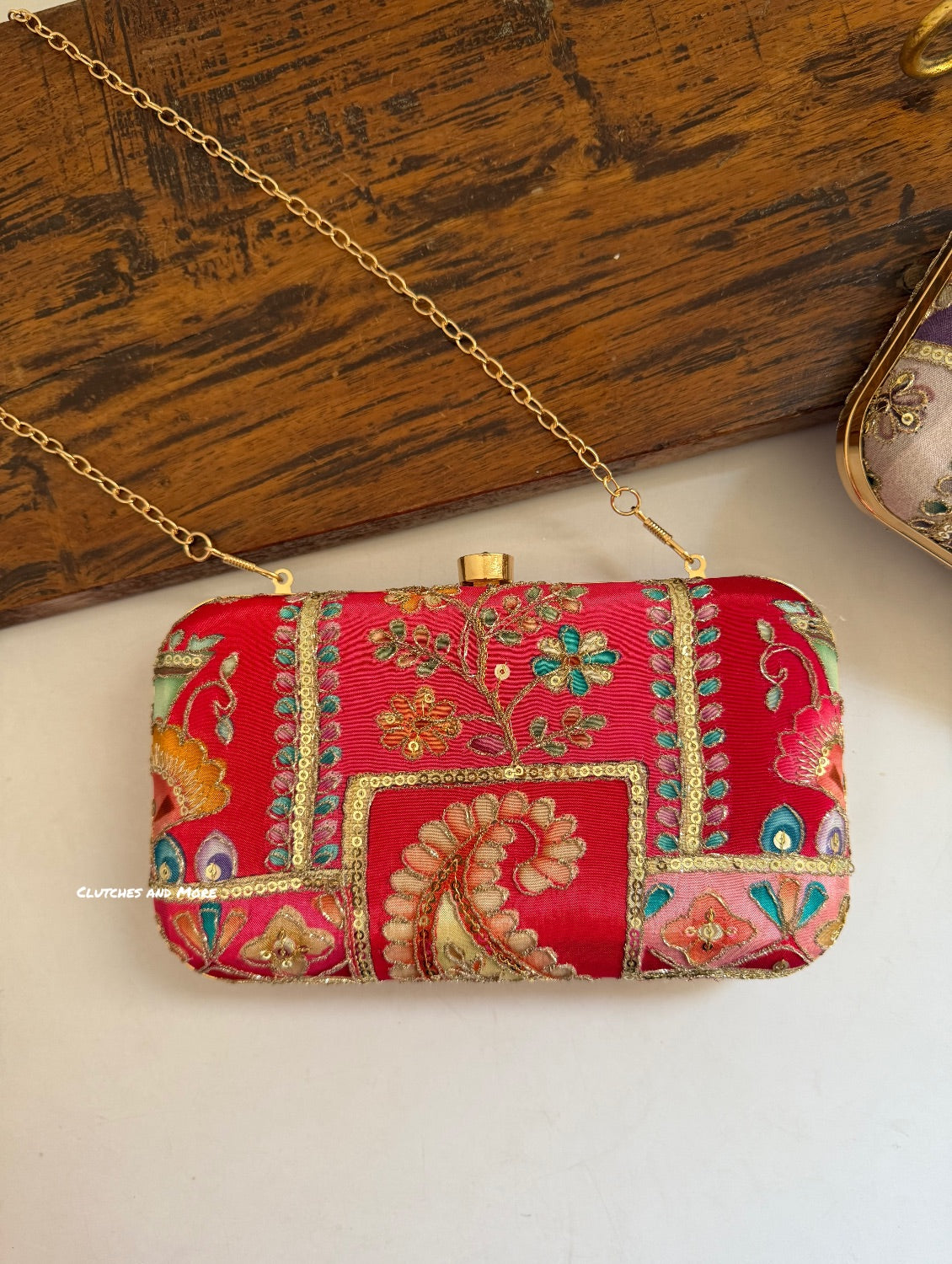 Maharani Party Bag Pink Multi