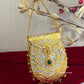 Gold Silver Brass Mobile Waist bag
