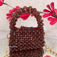 Mini Crystal Sling Chocolate Brown