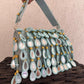 Mirror Flap Bag Aqua Blue