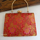 Hoor Banarsi Clutch Red Floral