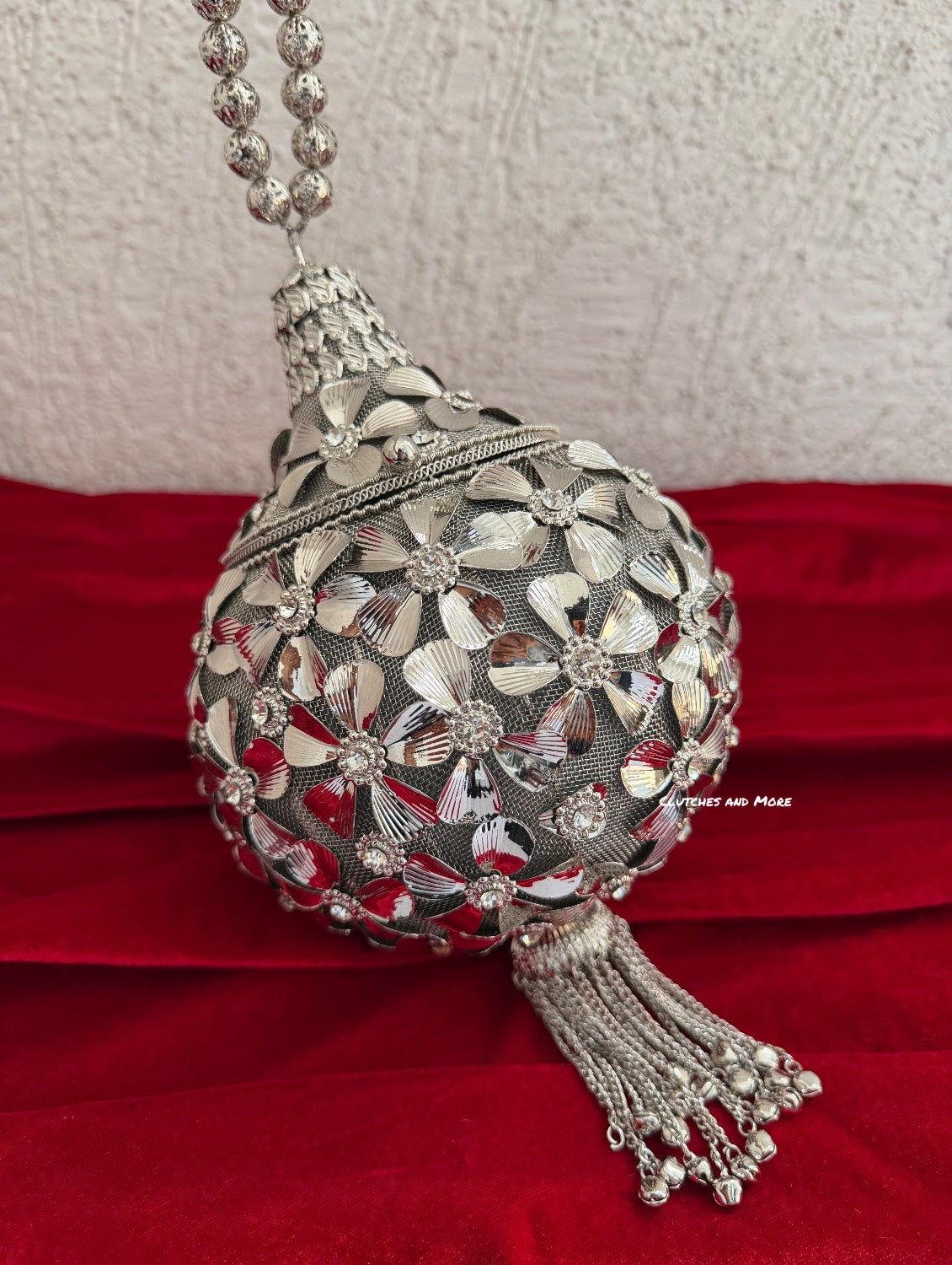 Metal Silver Potli Bag (Big Size)