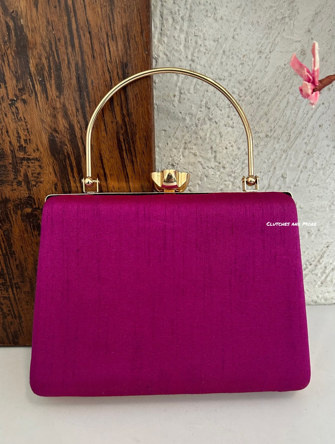 Paithani Clutch Purple