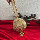 Mini Metal Potli Bag Gold