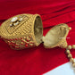 Mini Metal Potli Bag  Gold