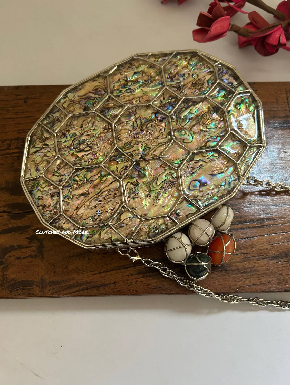 Superluxe Mother of pearl Clutch