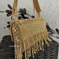 Mariam Gold Flap Bag