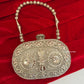 Mini Metal Capsule Bag Silver