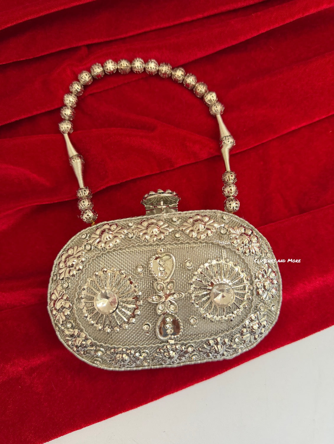 Mini Metal Capsule Bag Silver