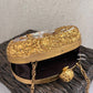 Fiza Mother of pearl luxury clutch Gold