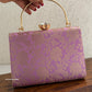 Hoor Banarsi Clutch Lavender