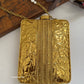 Mother of Pearl luxury clutch Gold
