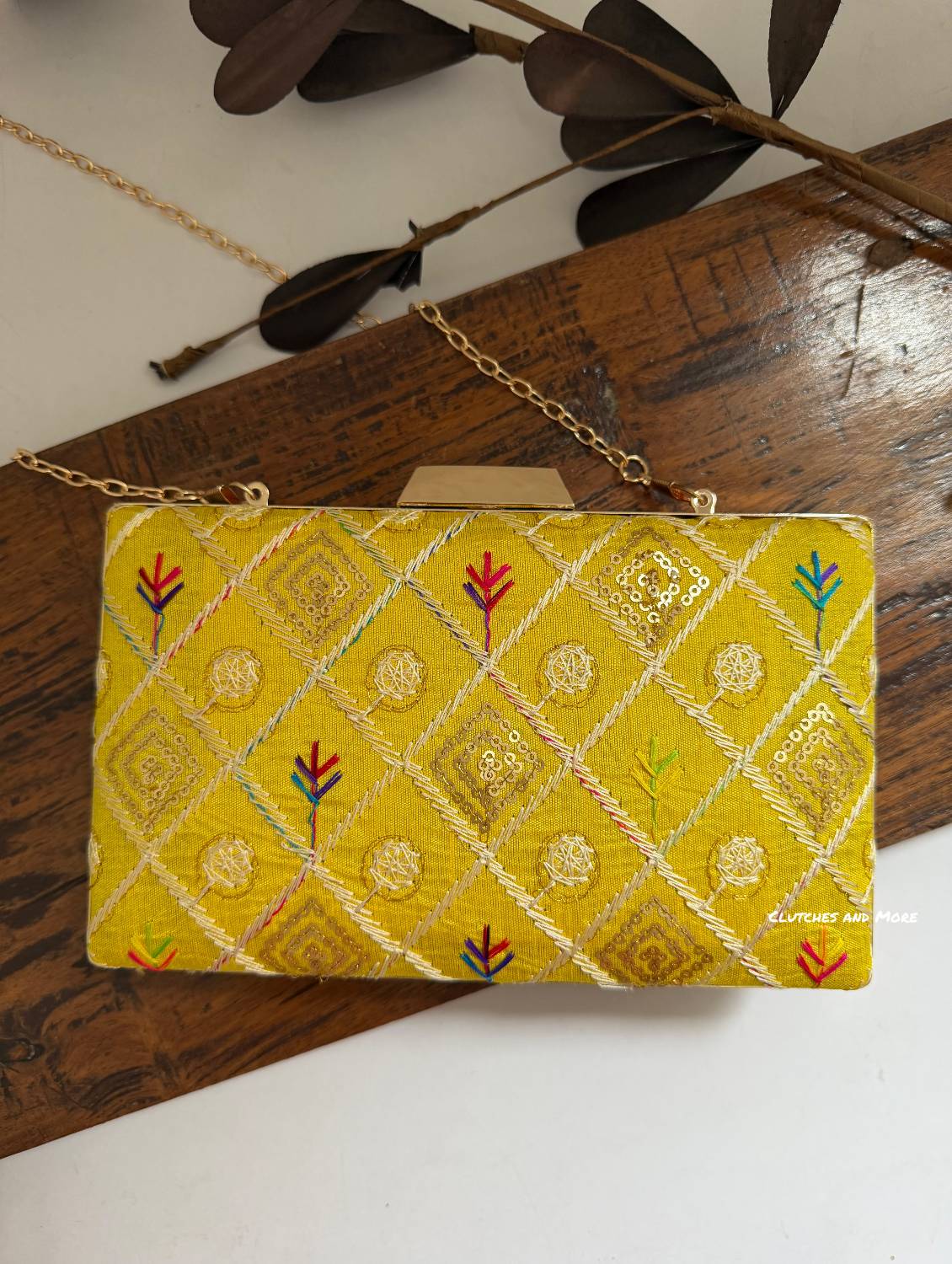 BloomingDale Clutch Yellow