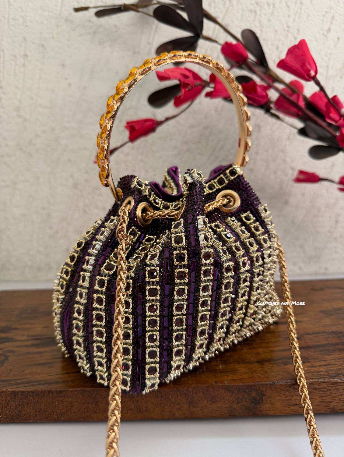 Hazel Bucket Bag Purple