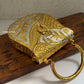 Sliver brass clutch with Gold Base