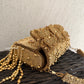 Mariam Gold Flap Bag