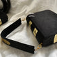 Black Gold Flap Bag