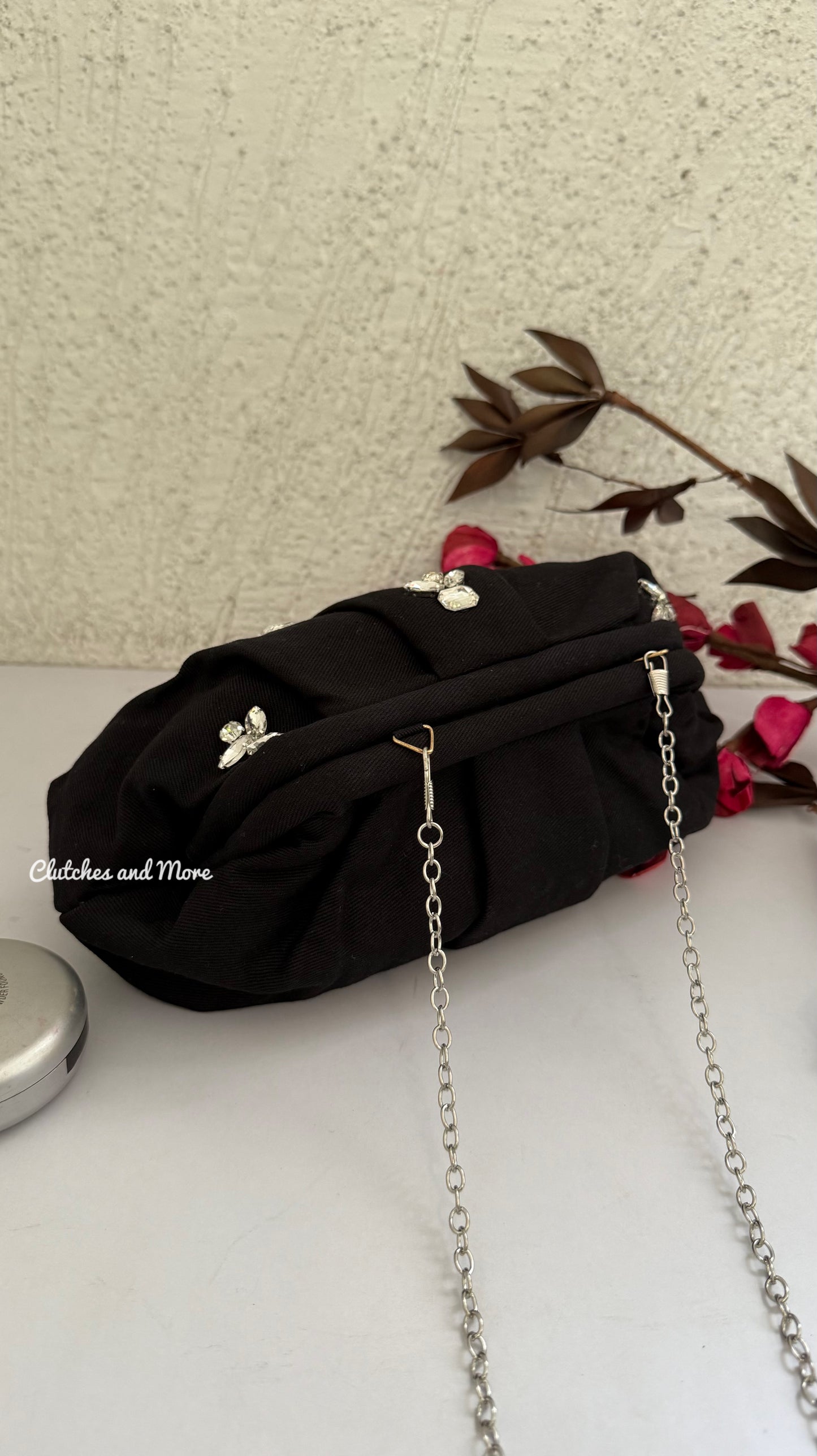 Denim Cloud Bag Black